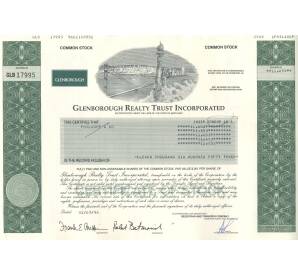 Облигация (сертификат на 11.653 акции) 1996 года США