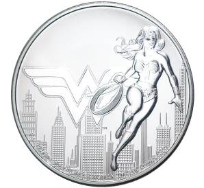 2 доллара 2021 года Ниуэ «DC Comics — Чудо-женщина»