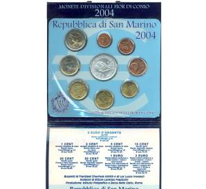 Годовой набор монет евро 2004 года Сан-Марино