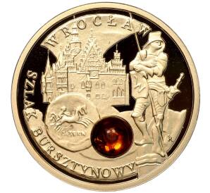 5 долларов 2009 года Ниуэ «Янтарный путь — Вроцлав»