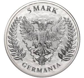 5 марок 2022 года Германия «Германия с мечом»