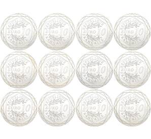 Набор из 12 монет 10 евро 2017 года Франция «Франция Жана-Поля Готье» (в буклетах)