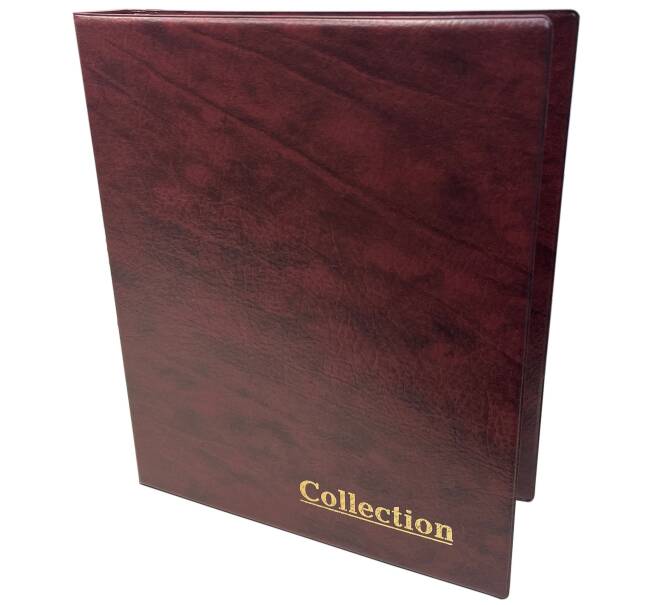 Папка-переплет «Collection» с кольцевым механизмом для листов формата Optima — Красная (Артикул A1-0755)
