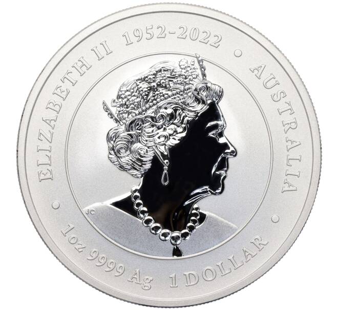 Монета 1 доллар 2024 года Австралия «Китайский гороскоп — Год дракона» (Артикул M2-69517)