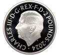 Монета 2 фунта 2024 года Великобритания «Год дракона» (Артикул M2-71155)