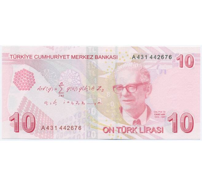 Банкнота 10 лир 2009 года Турция (Артикул K11-118303)