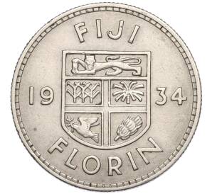 1 флорин 1934 года Фиджи