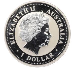 1 доллар 2004 года Австралия «Лунный календарь — Год обезьяны» (Позолота)
