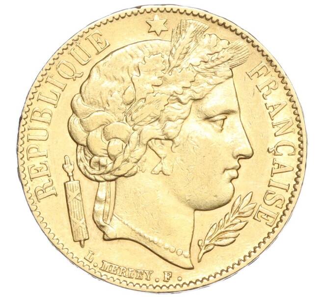 Монета 20 франков 1851 года Франция (Артикул M2-72316)