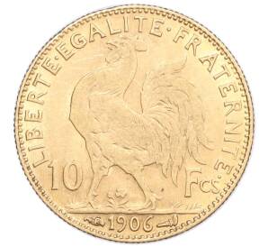 10 франков 1906 года Франция