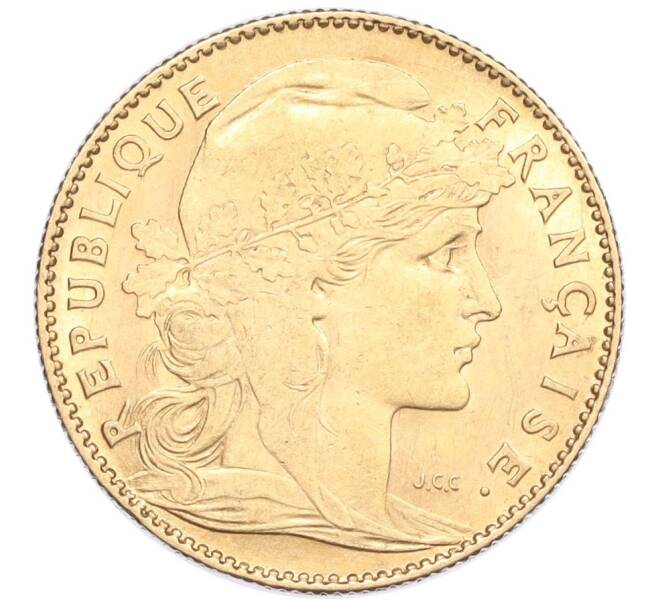Монета 10 франков 1906 года Франция (Артикул M2-72322)