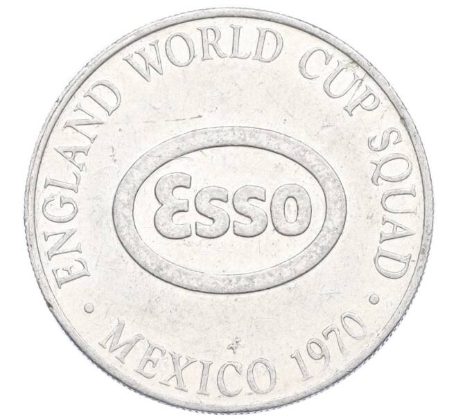 Рекламный жетон «ESSO — Джефф Херст (Вест Хэм Юнайтед)» 1970 года Великобритания (Артикул K11-124704)