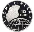 Монета 10 евро 2002 года Финляндия «50 лет Олимпийским играм в Хельсинки» (Артикул M2-72975)