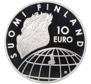 10 евро 2002 года Финляндия «50 лет Олимпийским играм в Хельсинки»