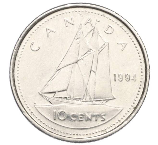 Монета 10 центов 1994 года Канада (Артикул K11-124737)