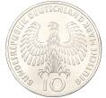 Монета 10 марок 1972 года F Западная Германия (ФРГ) «XX летние Олимпийские Игры 1972 в Мюнхене — Факел» (Артикул M2-73490)