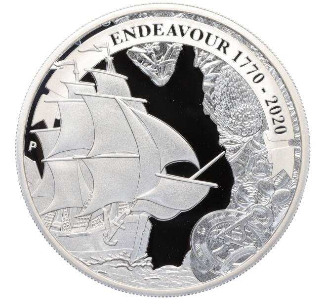 Монета 1 доллар 2020 года Австралия «250 лет рейсу Индевор» (Артикул M2-73556)