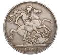 Монета 1 крона 1891 года Великобритания (Артикул M2-73571)
