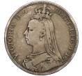 Монета 1 крона 1891 года Великобритания (Артикул M2-73572)