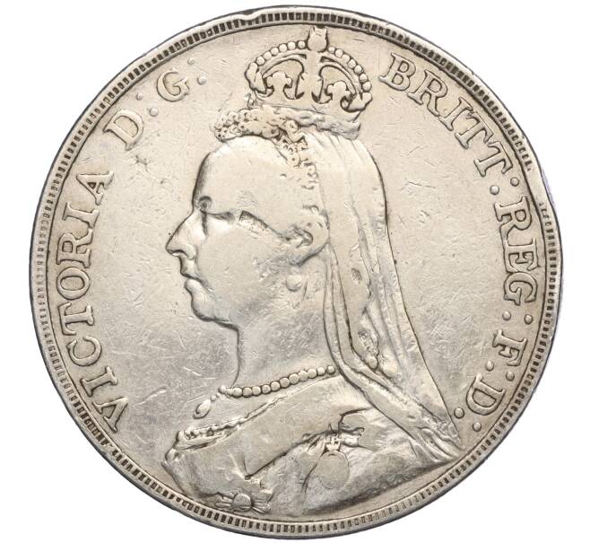 Монета 1 крона 1892 года Великобритания (Артикул M2-73574)