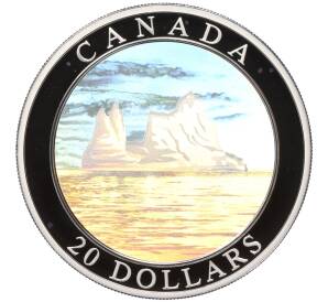 20 долларов 2004 года Канада «Чудеса природы — Айсберг»