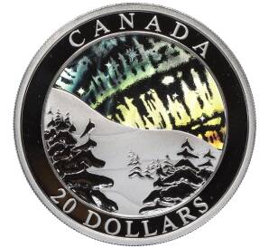 20 долларов 2004 года Канада «Чудеса природы — Полярное сияние»