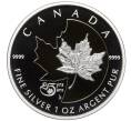 Монета 5 долларов 2013 года Канада «25 лет серебряным монетам Кленовый лист» (Артикул M2-73586)