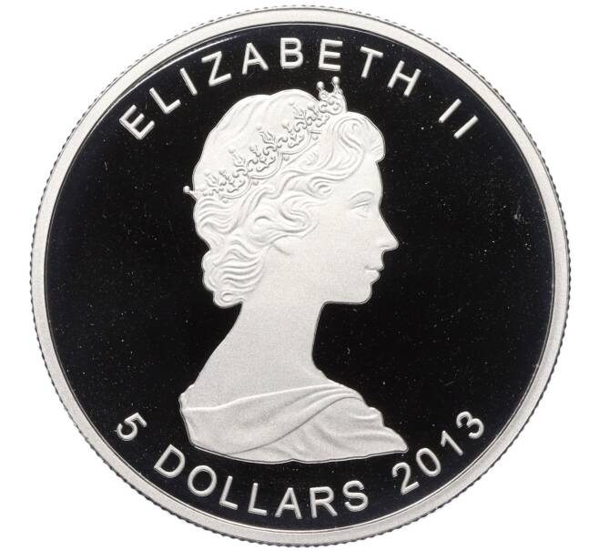 Монета 5 долларов 2013 года Канада «25 лет серебряным монетам Кленовый лист» (Артикул M2-73586)