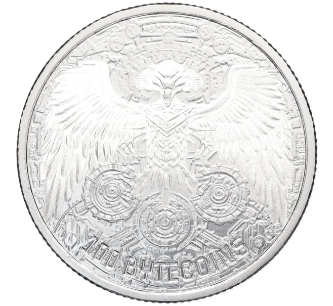 Монета 1 унция 2024 года США «100 биткоинов» (Артикул M2-73608)