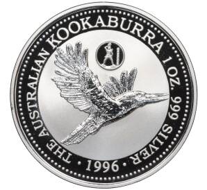 1 доллар 1996 года Австралия «Австралийская Кукабара»
