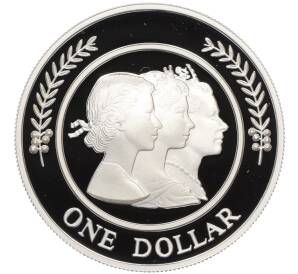 1 доллар 1999 года Австралия «3 бюста Елизаветы II»