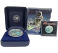 Монета 1 доллар 2004 года Австралия «35 лет первой прогулке по Луне» (Голограмма) (Артикул M2-73637)