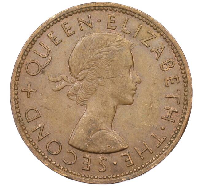 Монета 1 пенни 1961 года Новая Зеландия (Артикул K12-04720)