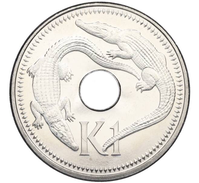 Монета 1 кина 2004 года Папуа — Новая Гвинея (Артикул K12-04731)