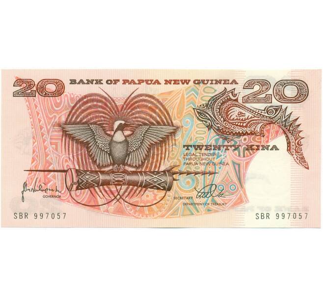 Банкнота 20 кина 1998 года Папуа — Новая Гвинея (Артикул K12-04572)