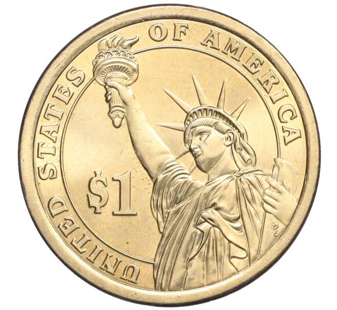 Монета 1 доллар 2020 года США (D) «41-й президент США Джордж Буш старший» (Артикул K12-04888)