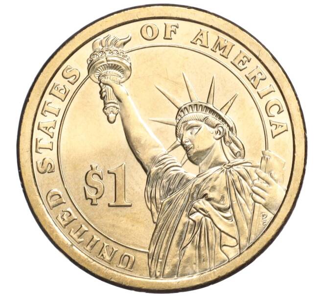 Монета 1 доллар 2007 года США (P) «3-й президент США Томас Джеферсон» (Артикул K12-04899)