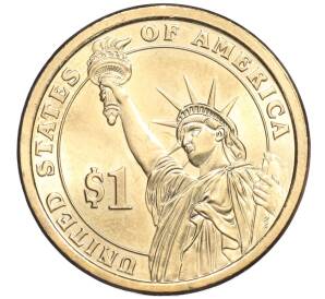 1 доллар 2010 года США (D) «15-й президент США Джеймс Бьюкенен»