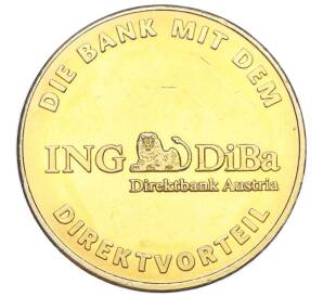 Рекламный новогодний жетон «ING-DiBa Austria» 2005 года Австрия