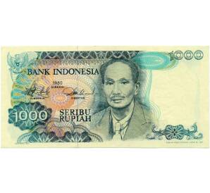 1000 рупий 1980 года Индонезия