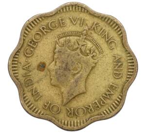 10 центов 1944 года Британский Цейлон