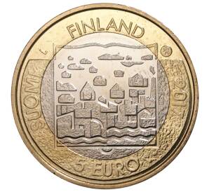 5 евро 2017 года Финляндия «Президенты Финляндии — Юхо Кусти Паасикиви» — Фото №2