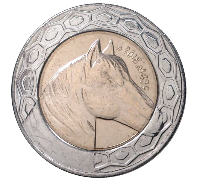 Монета 100 динаров 2018 года Алжир (Артикул M2-39252)