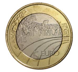 5 евро 2015 года Финляндия «Художественная гимнастика»
