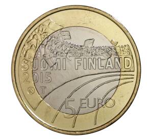 5 евро 2015 года Финляндия «Фигурное катание»