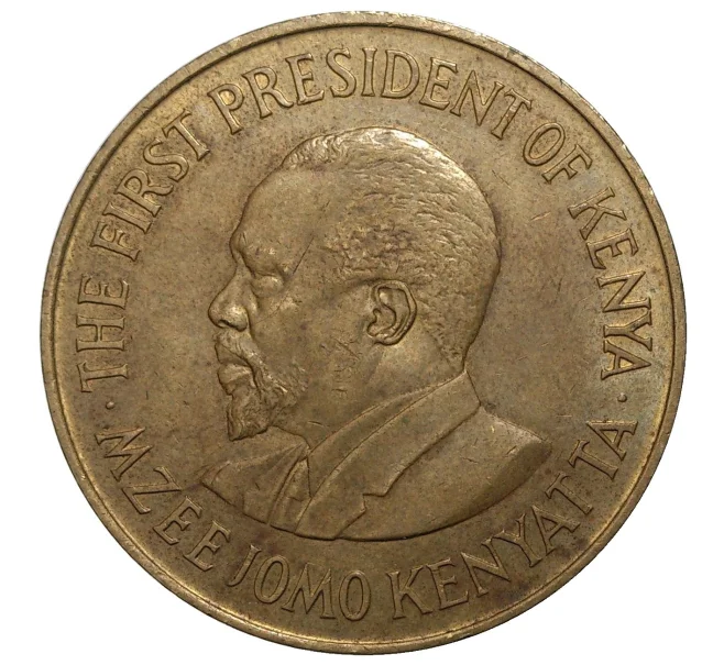 Монета 10 центов 1970 года Кения (Артикул M2-39280)
