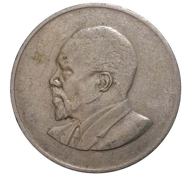Монета 1 шиллинг 1966 года Кения (Артикул M2-39289)