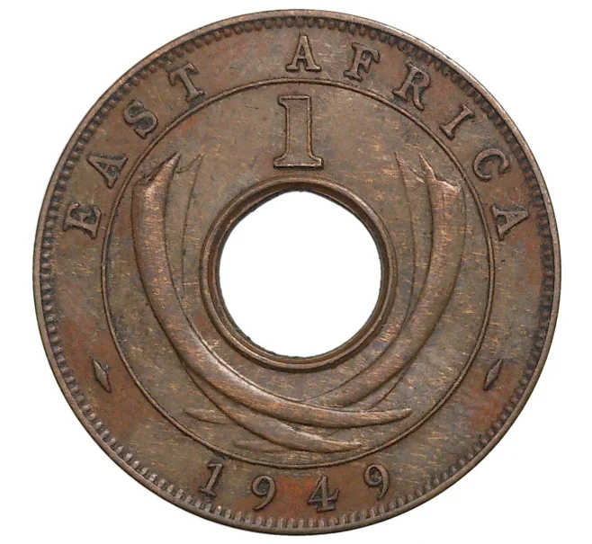Монета 1 цент 1949 года Британская Восточная Африка (Артикул M2-39331)