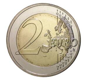 2 евро 2015 года G 25 лет  объединения Германии — Фото №2