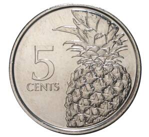 5 центов 2016 года Багамские острова